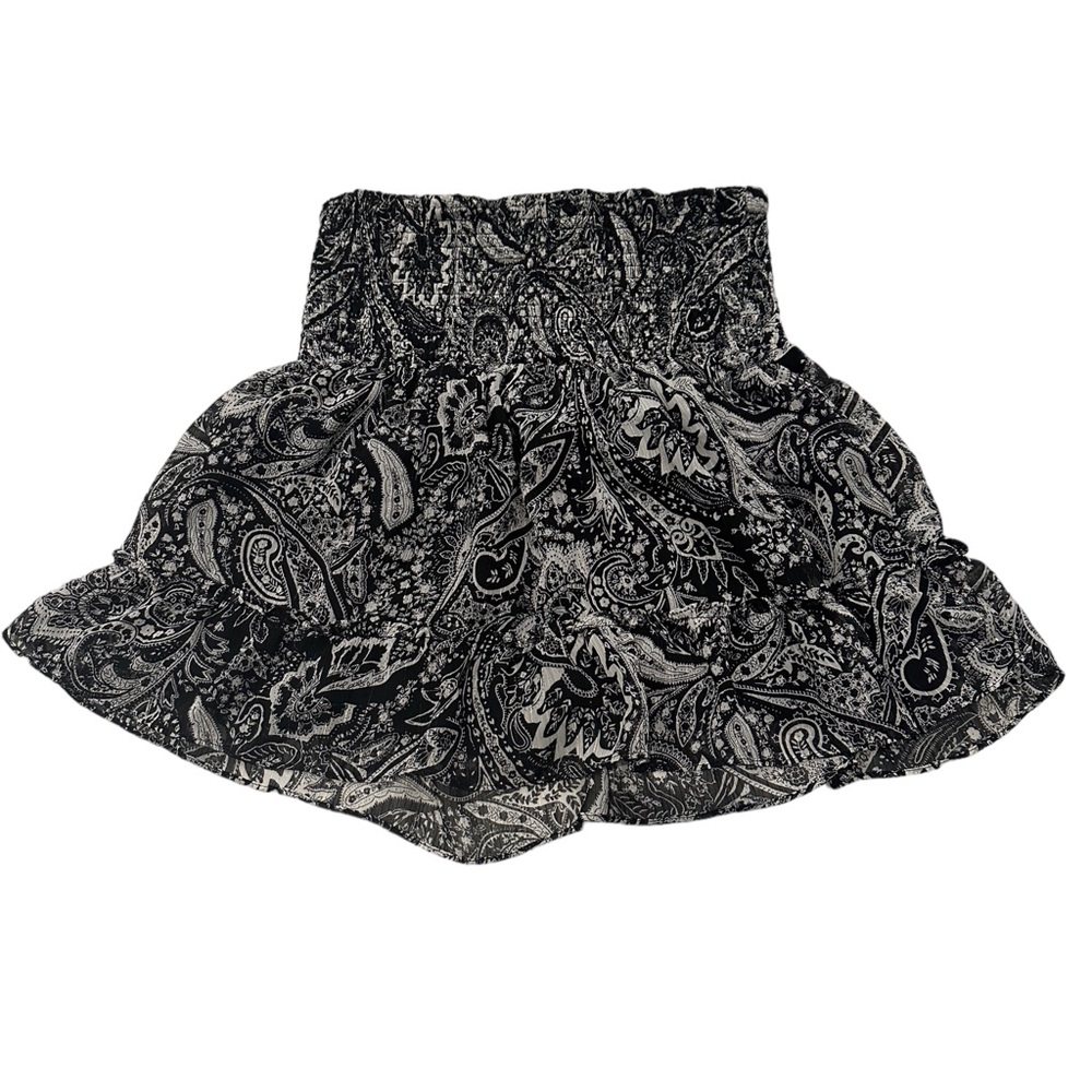 Zara ruffle mini skirt
